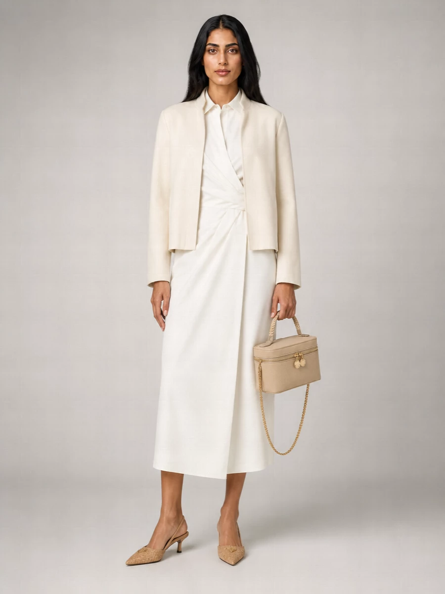 Max Mara Virgin Wool Cardigan Coat