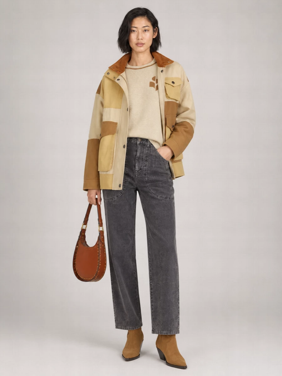 Isabel Marant Etoile Cotton Patchwork Jacket