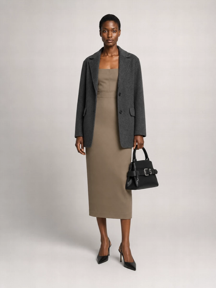 S Max Mara Virgin Wool Single-Breasted Blazer