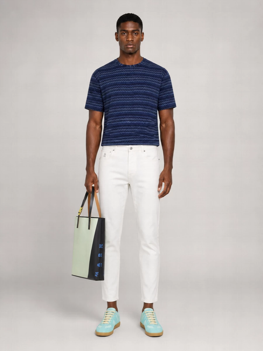 Marni Logo Print Tote Bag