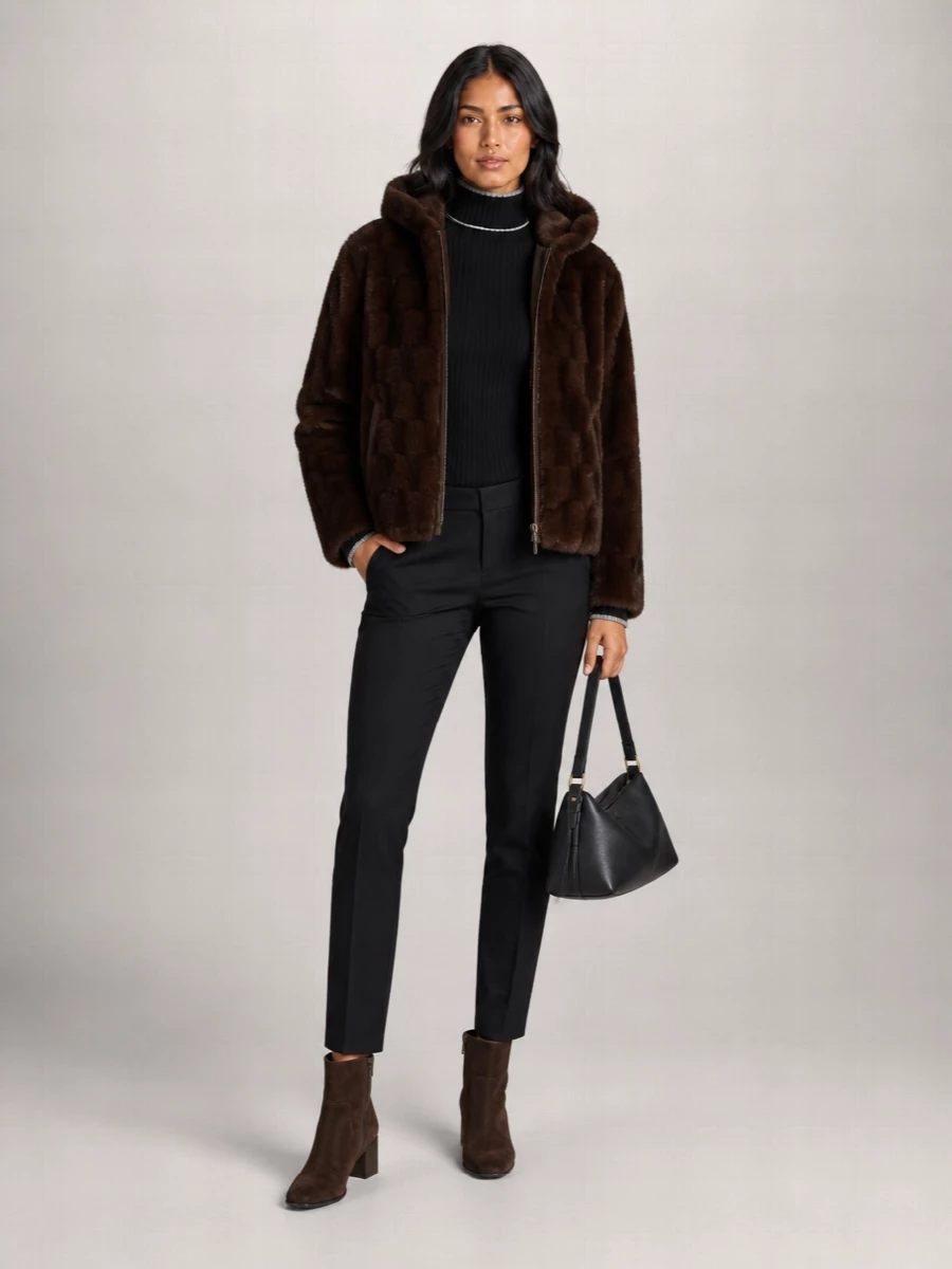 Pinko Faux Fur Jacket