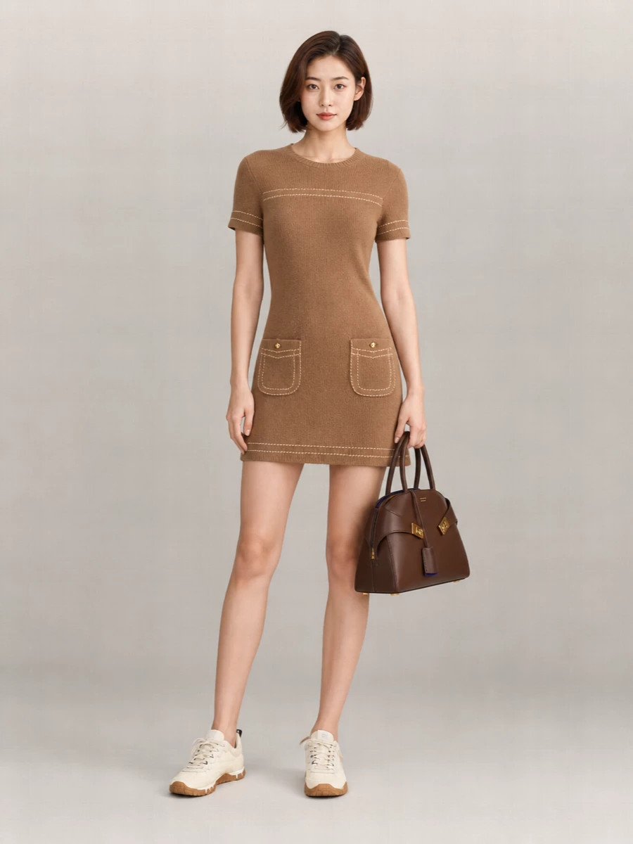 Miu Miu Technical Fabric And Suede Low-Top Sneakers
