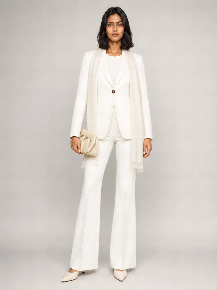 Max Mara Cotton Flared Trousers