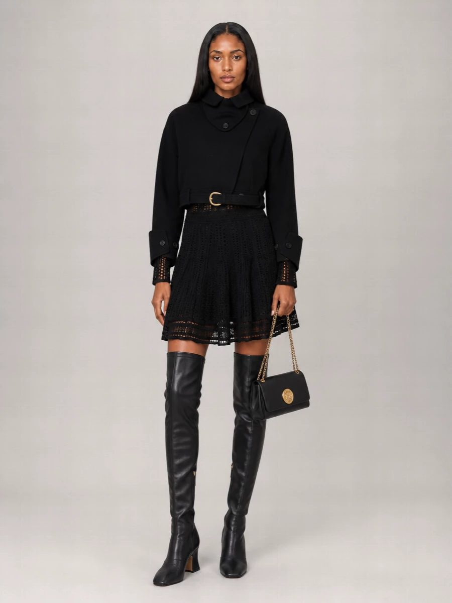 Chloé Wool Cropped Jacket