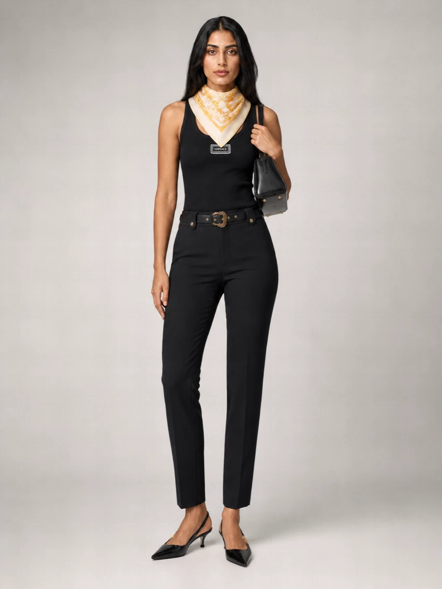 Versace Jeans Couture Stretch Tailored Trousers