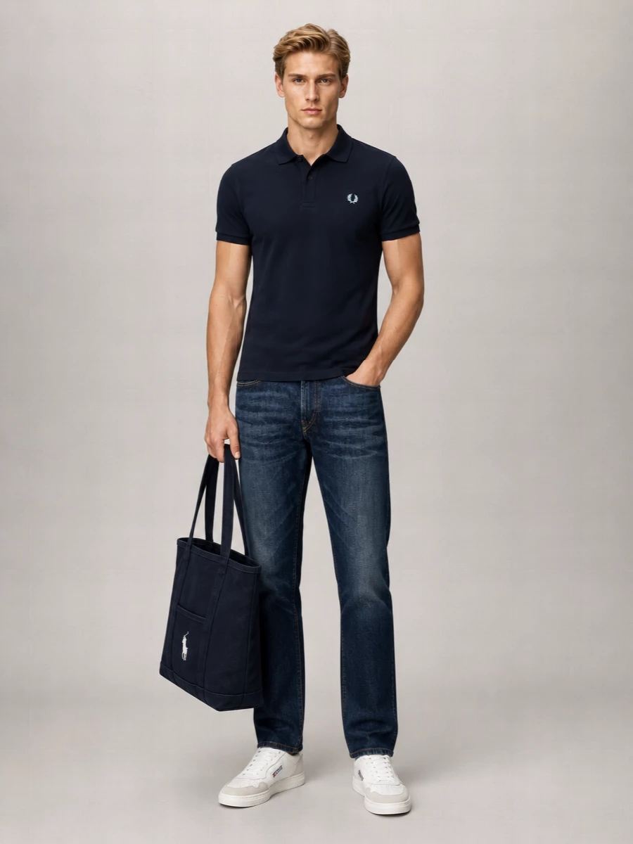 Fred Perry Classic Short Sleeve Ribbed Collar Polo