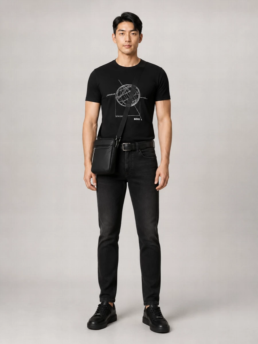 Boss Graphic Cotton T-Shirt