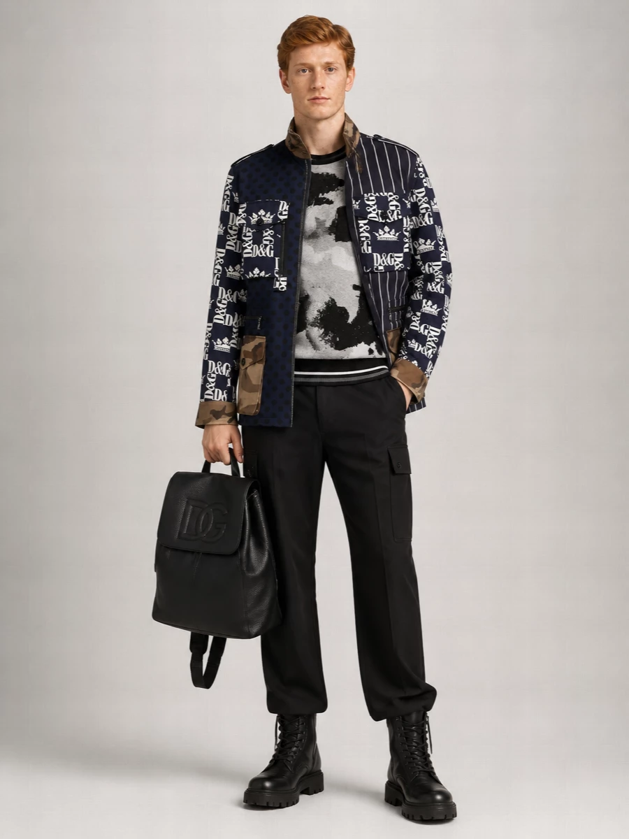 Dolce&Gabbana Leather Combat Boots