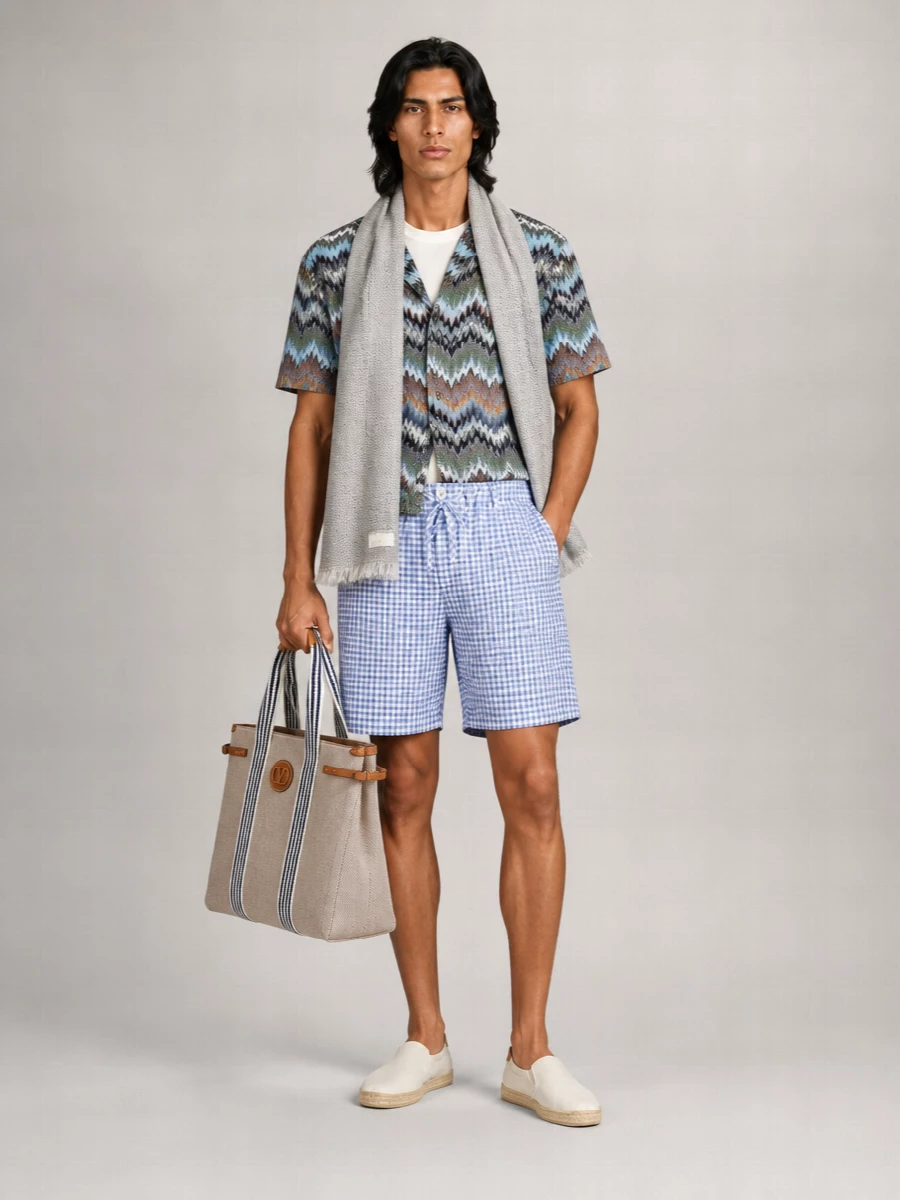 Missoni Printed Short-Sleeve Bowling Shirt