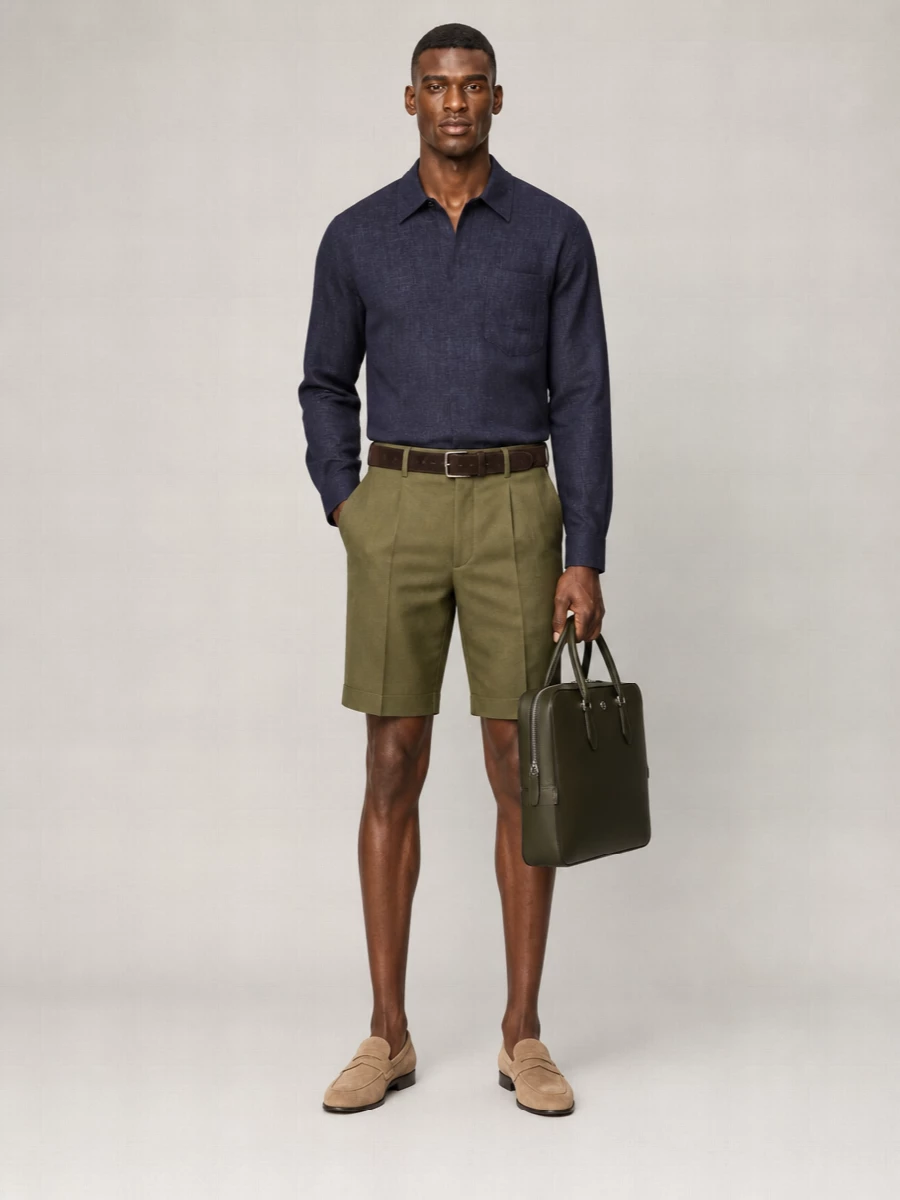 Paul Smith Linen Tailored Shorts