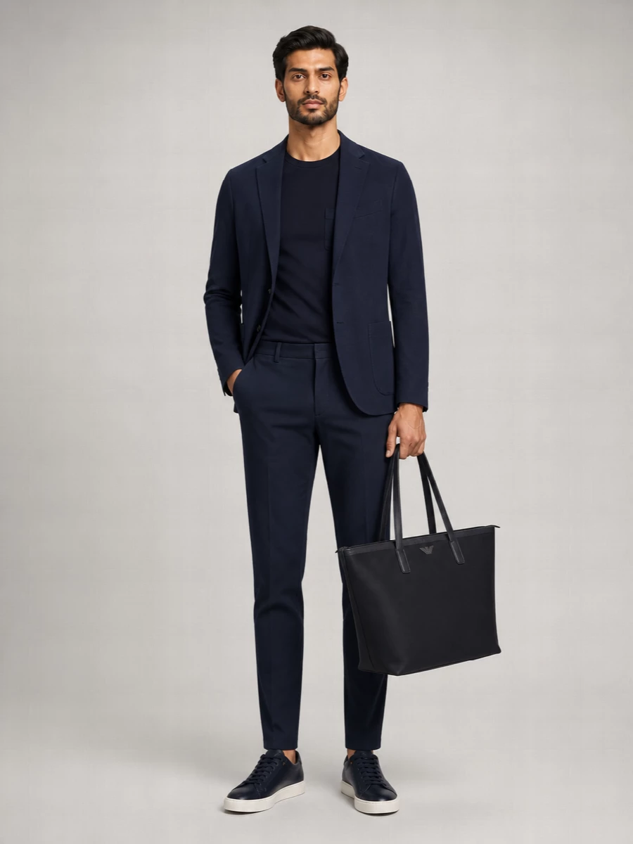 Emporio Armani Nylon Tote Bag