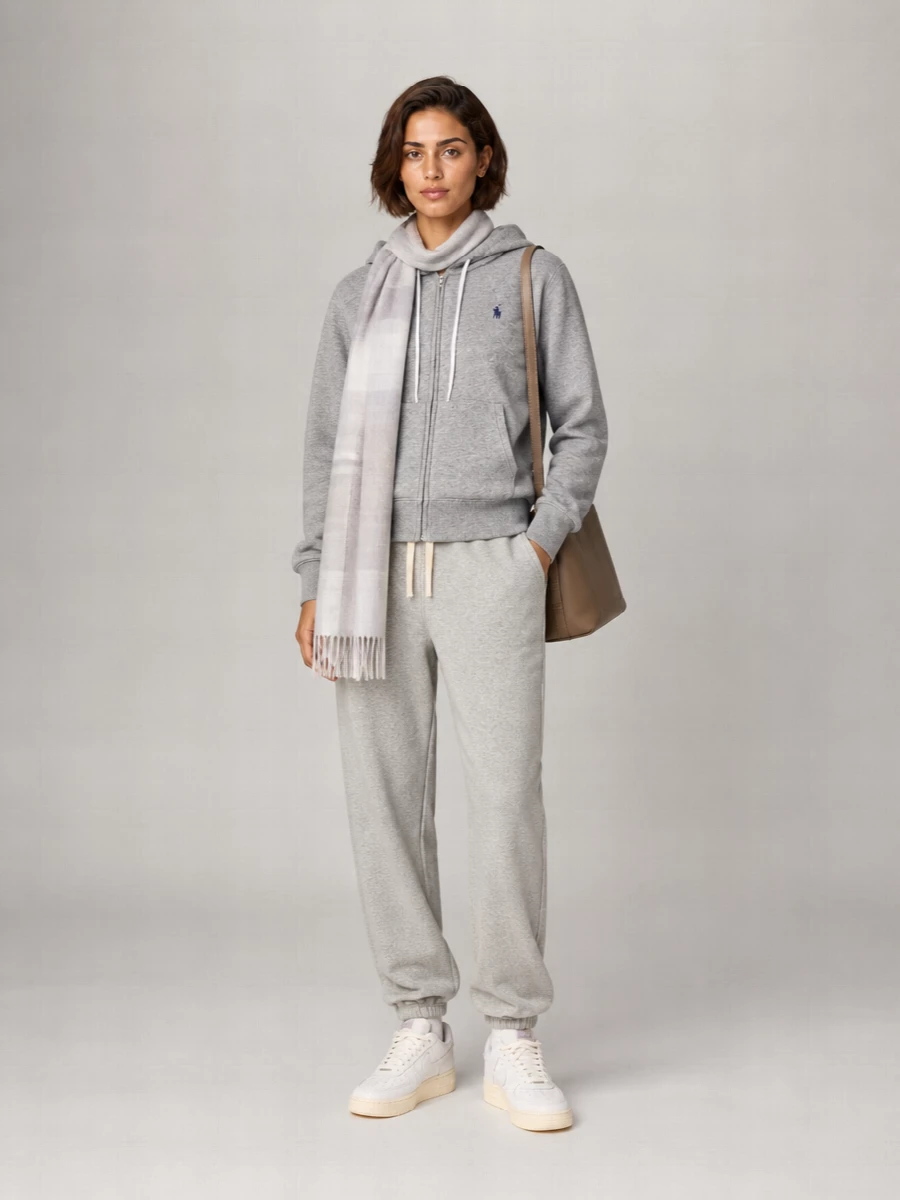 Polo Ralph Lauren Ribbed Fleece Zip-Up Hoodie