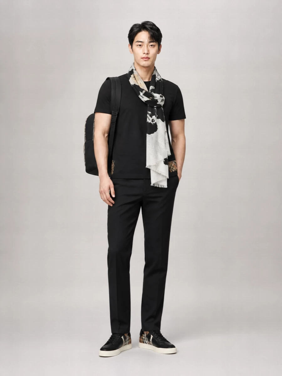 Burberry Appliqué Cotton Crewneck T-Shirt