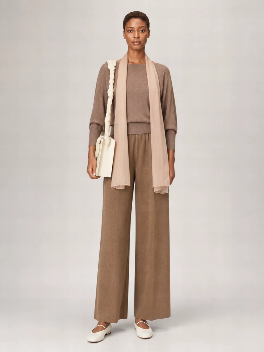 Herno Sequined Lame Long-Sleeve Jumper