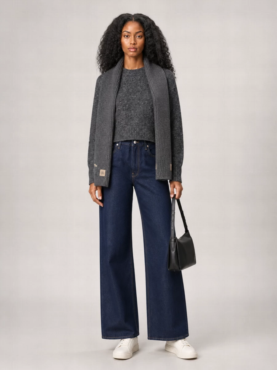 Calvin Klein wool alpaca crewneck jumper