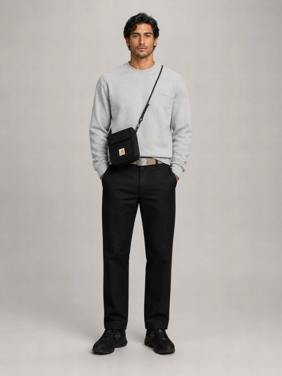Carhartt Wip Organic Cotton Relaxed-Fit Straight-Leg Trousers