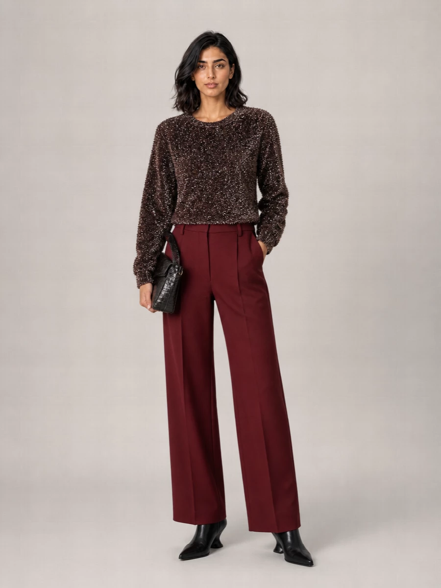 Dries Van Noten Metallic Knit Jumper