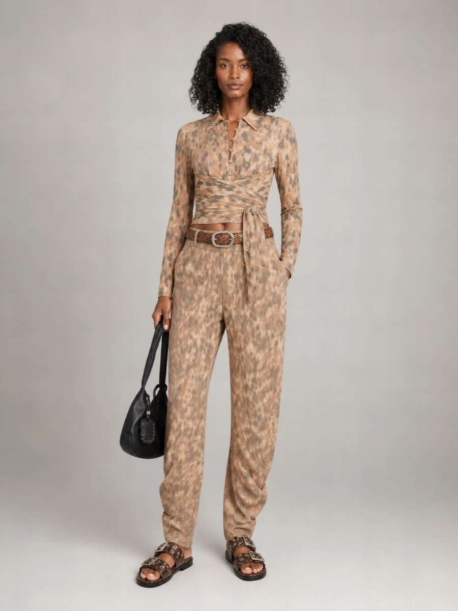 Ganni Patterned Sandals