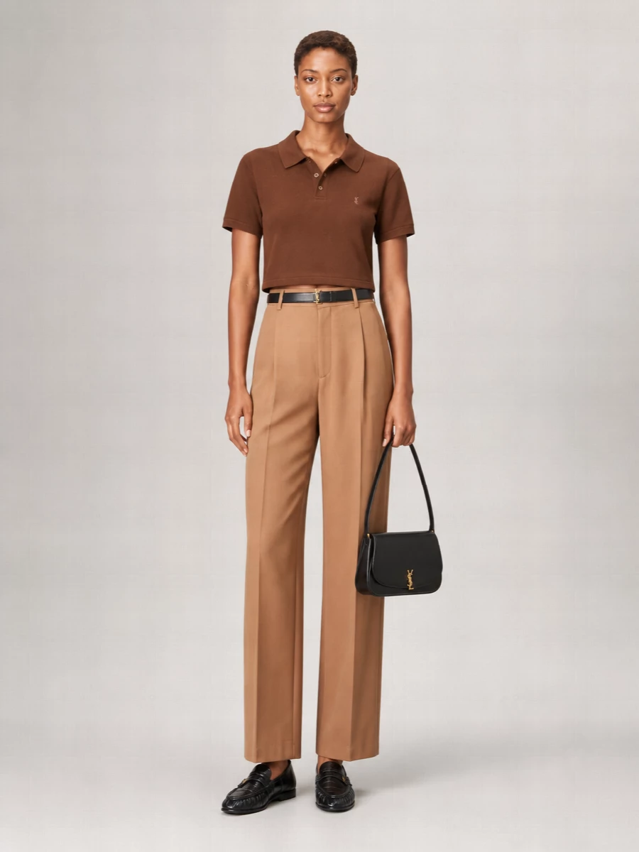 Saint Laurent Leather Loafers