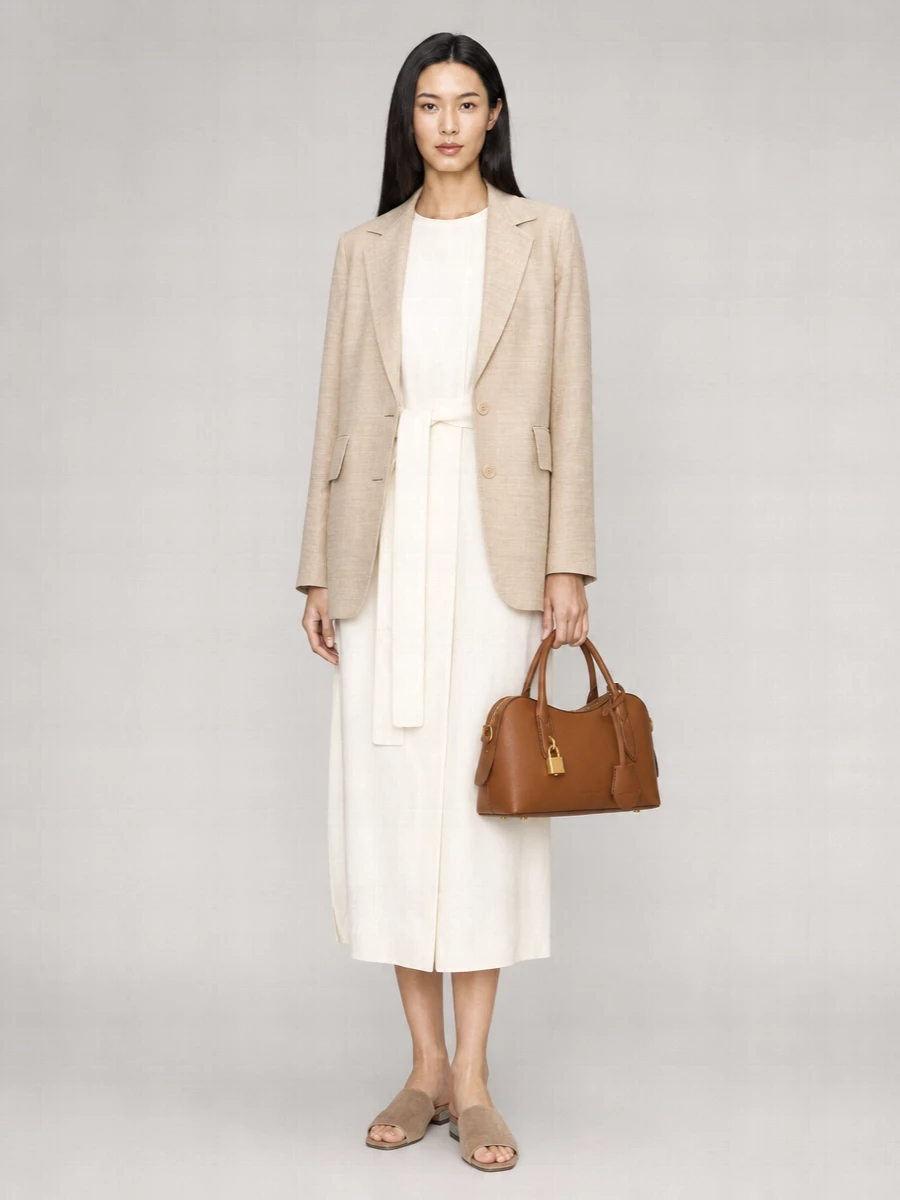 Max Mara Virgin Wool Single-Breasted Blazer