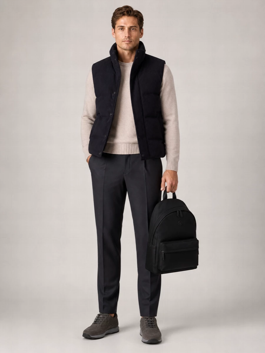 Herno Corduroy Padded Gilet