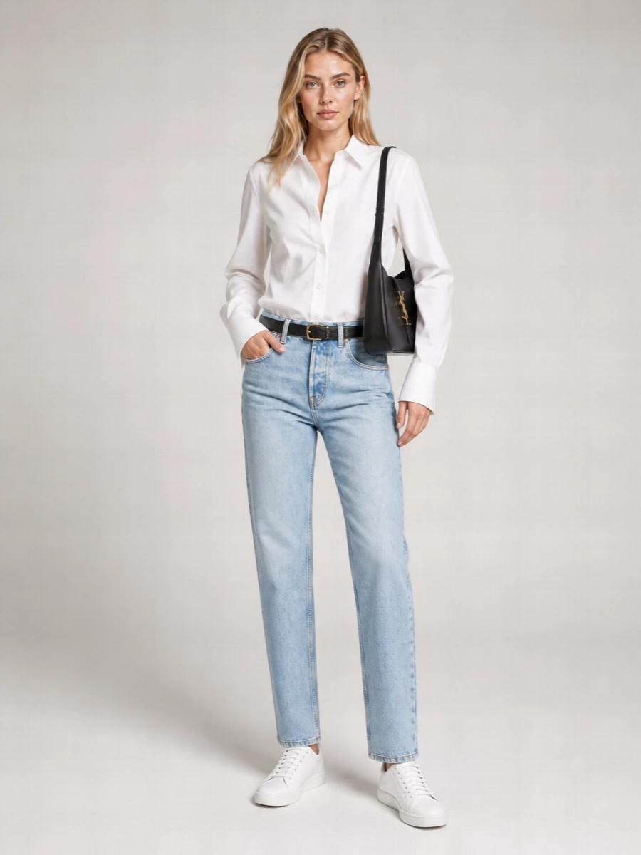 Saint Laurent Denim Cotton Jeans Trousers
