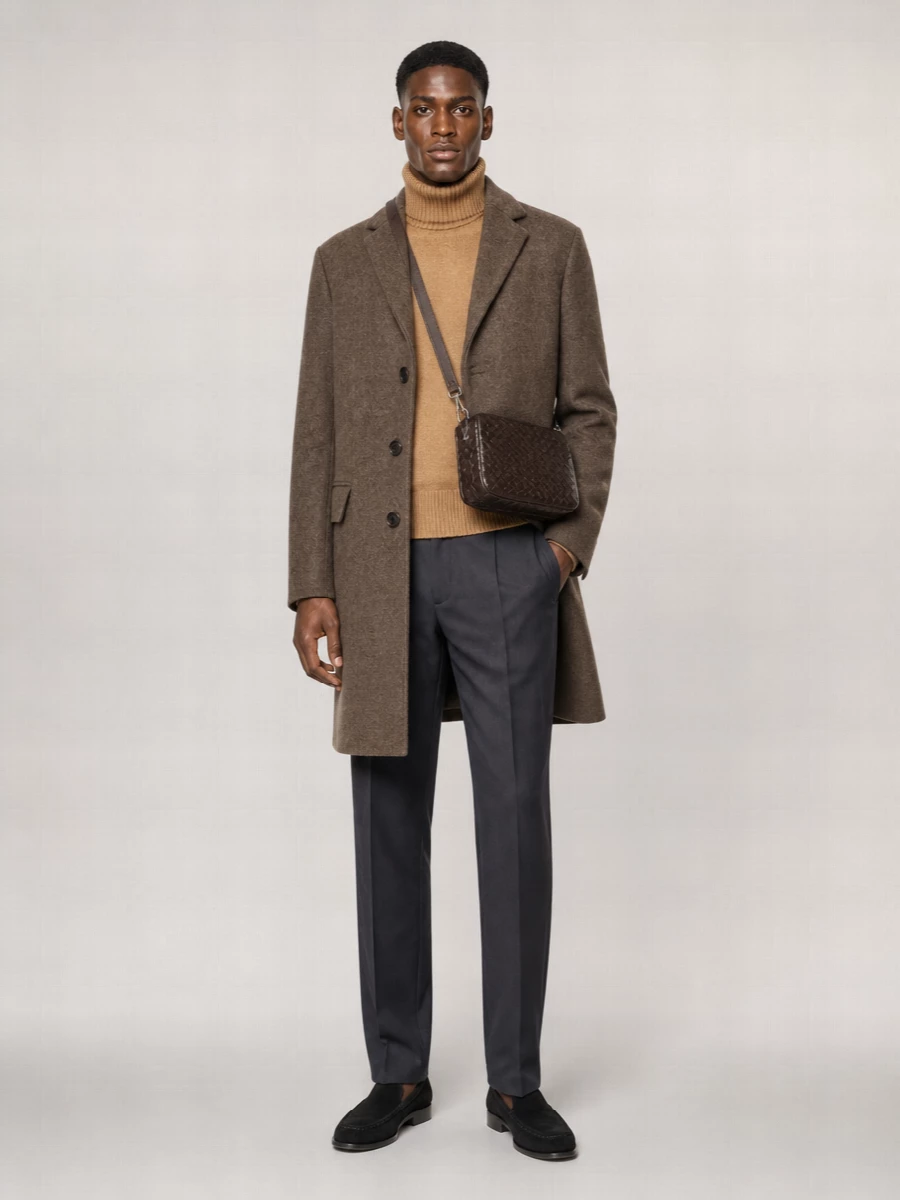 Dries Van Noten Wool Single-Breasted Coat
