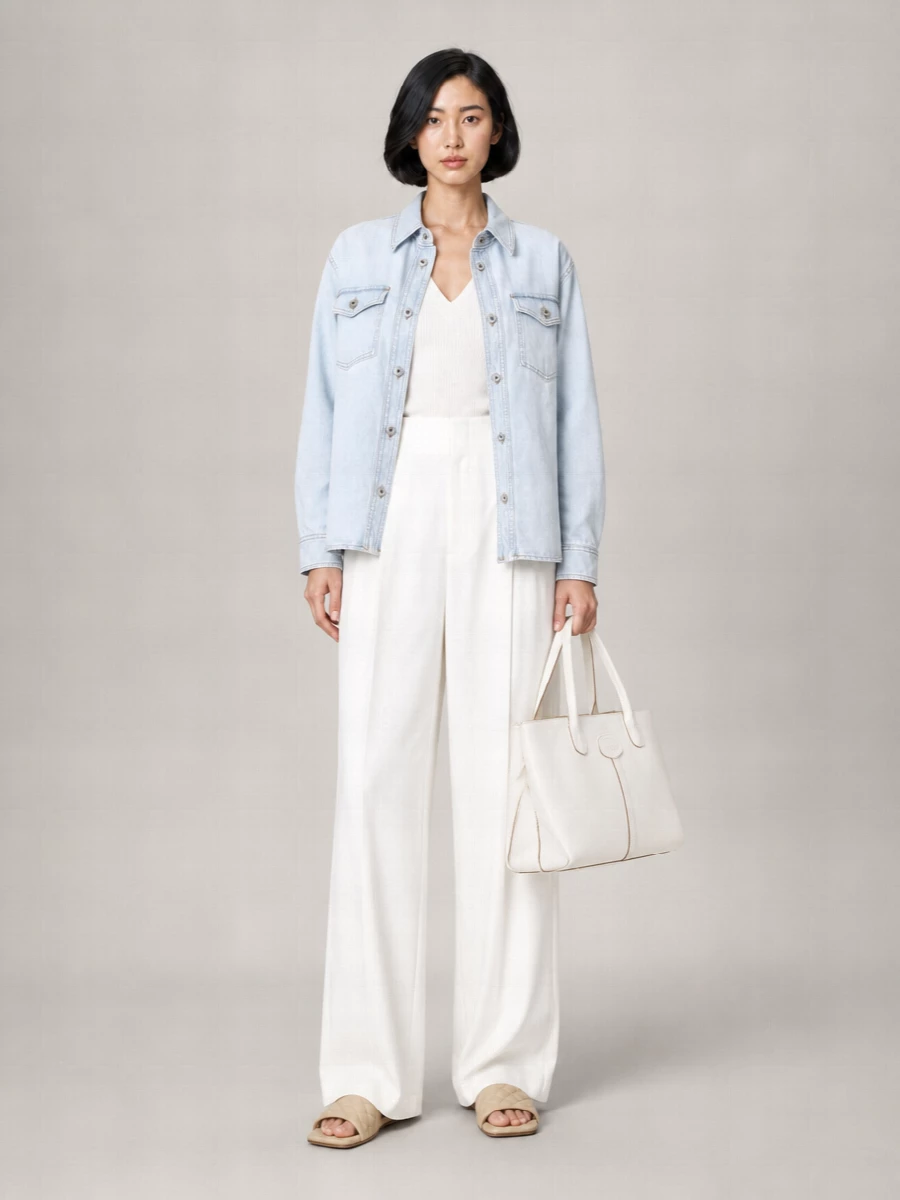 Bottega Veneta Denim Regular-Fit Shirt