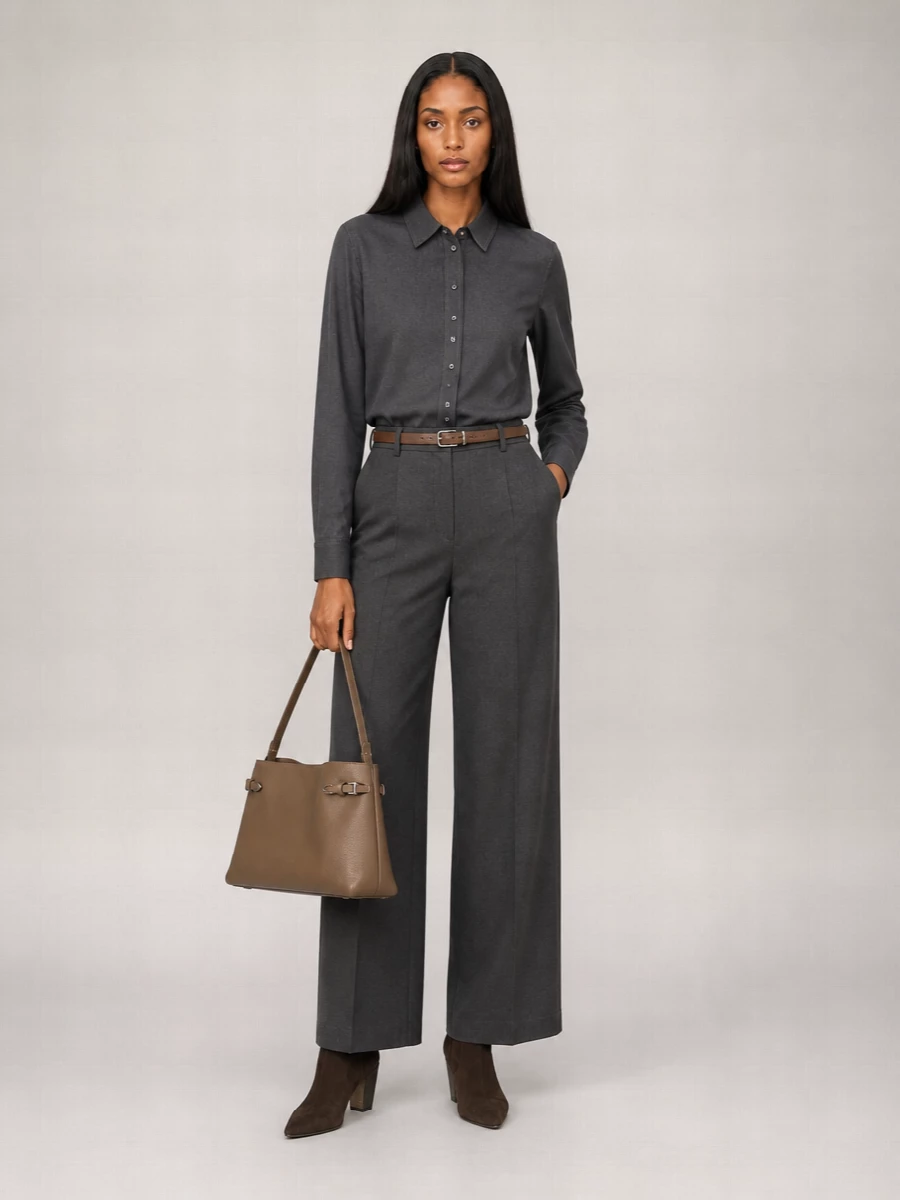 Brunello Cucinelli Wool Dress Shirt