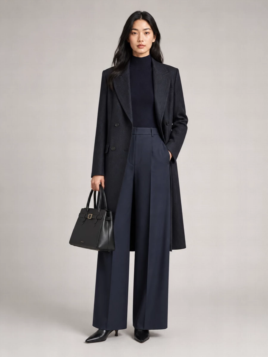 Sportmax Cotton Oversized Double-Breasted Coat