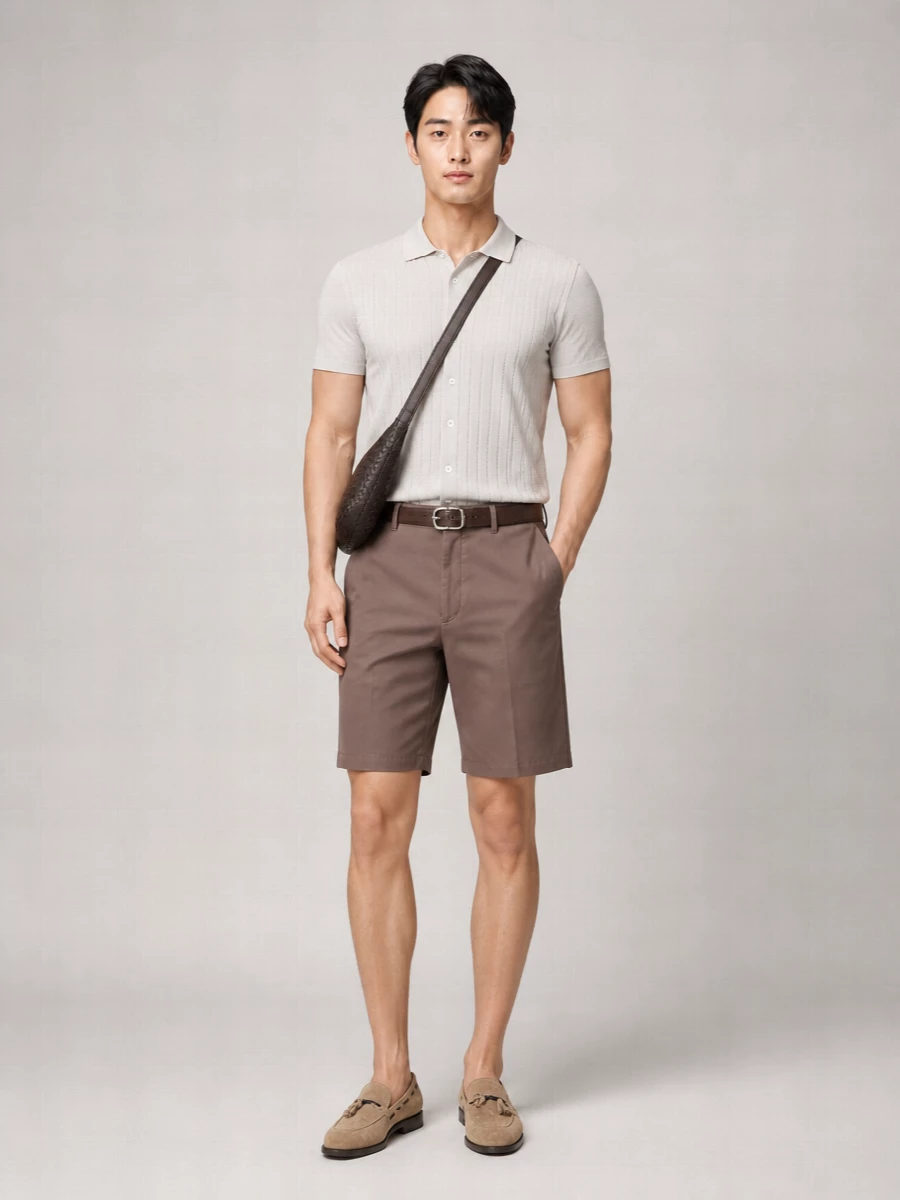 Brunello Cucinelli Cotton Bermuda Chino Shorts