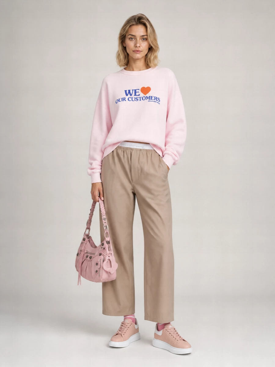 Alexander Wang Cotton Printed Sweatshirt