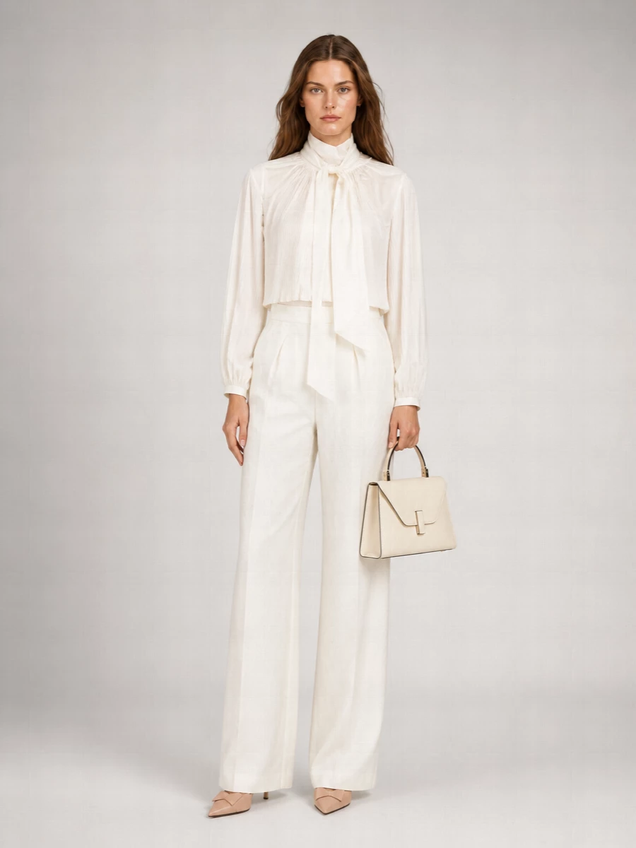 Max Mara Silk Taffeta Blouse