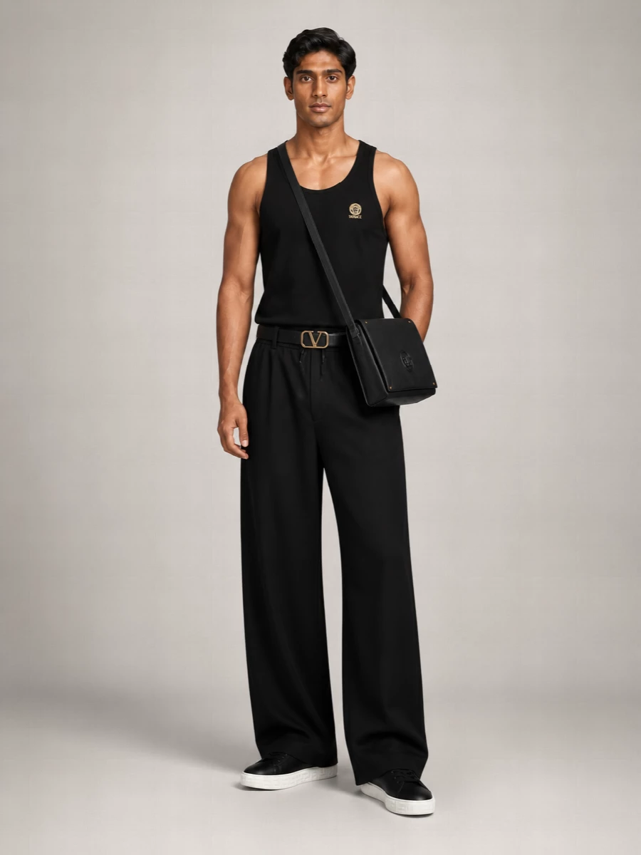 Versace cotton tank top