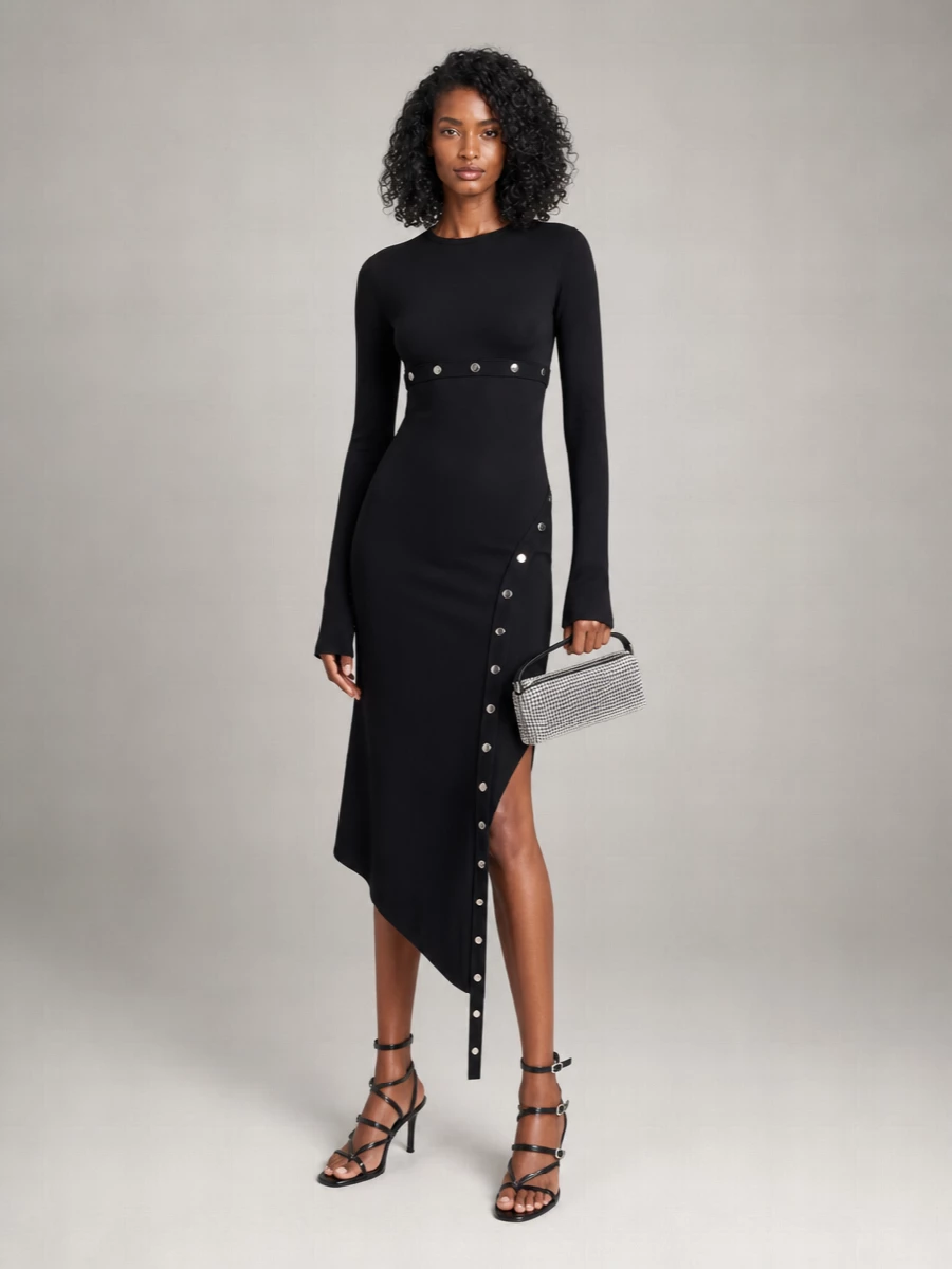 Alexander Wang Heiress Crystal-Embellished Clutch Bag
