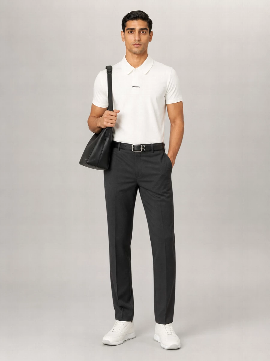 Givenchy Cotton Metal Clip Polo Shirt