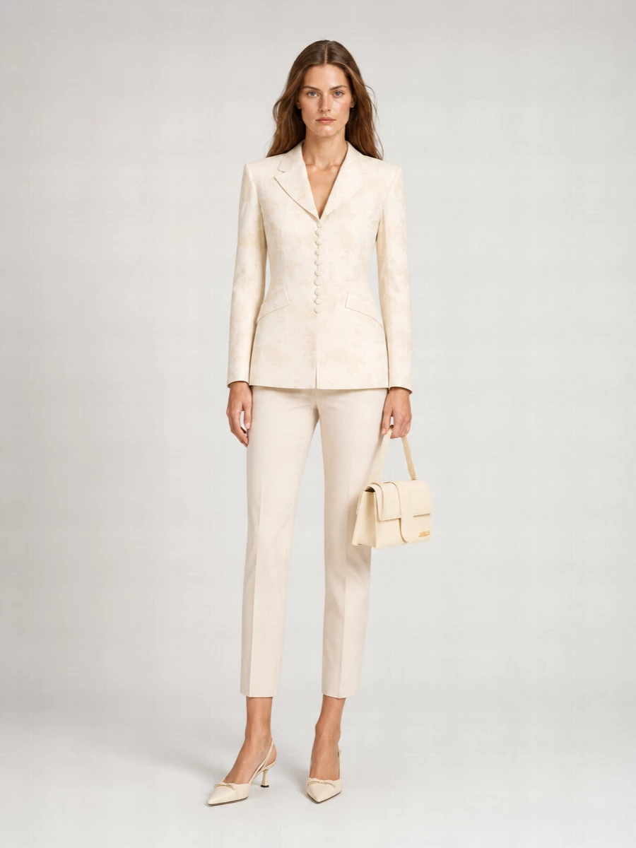 Ganni Satin Blazer