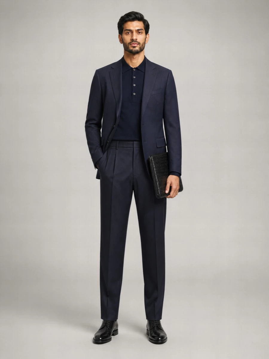 Dries Van Noten Wool Single Breasted Coat