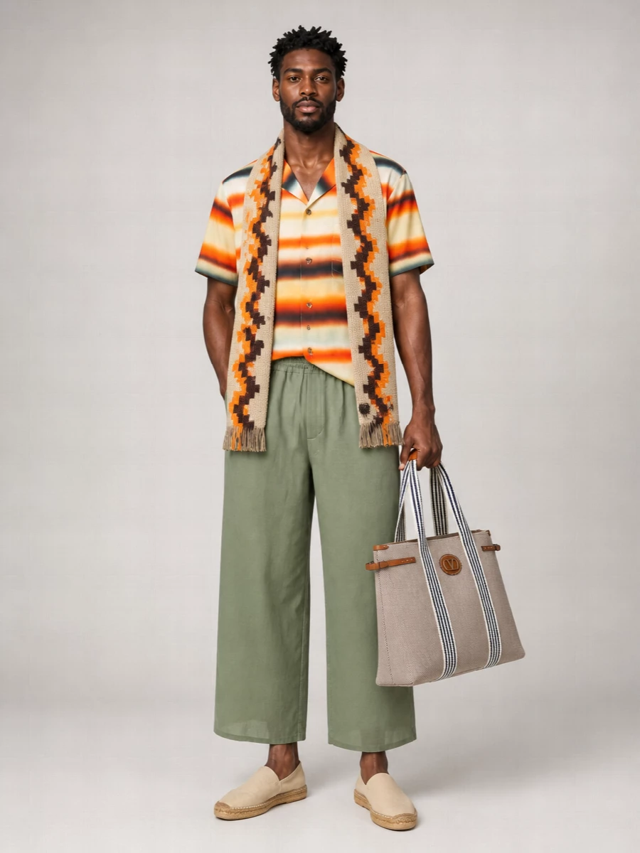 Loewe Paula's Ibiza Printed Cotton Poplin Shirt