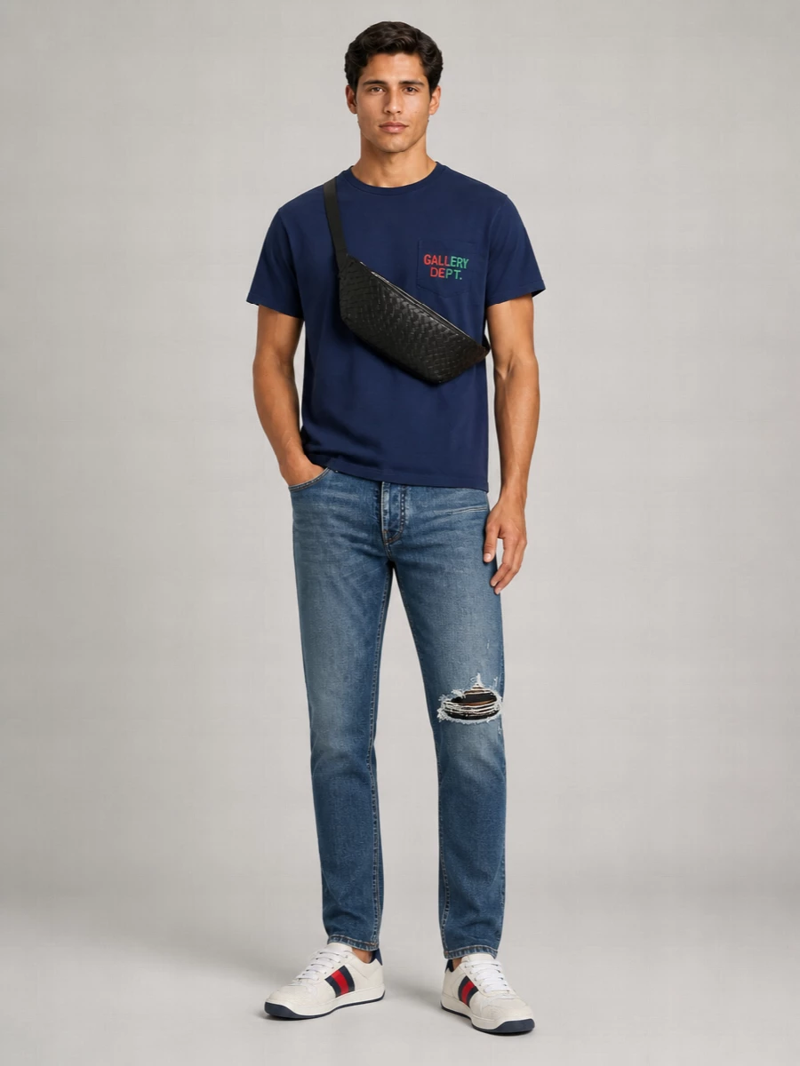 Gucci Leather Screener Sneakers