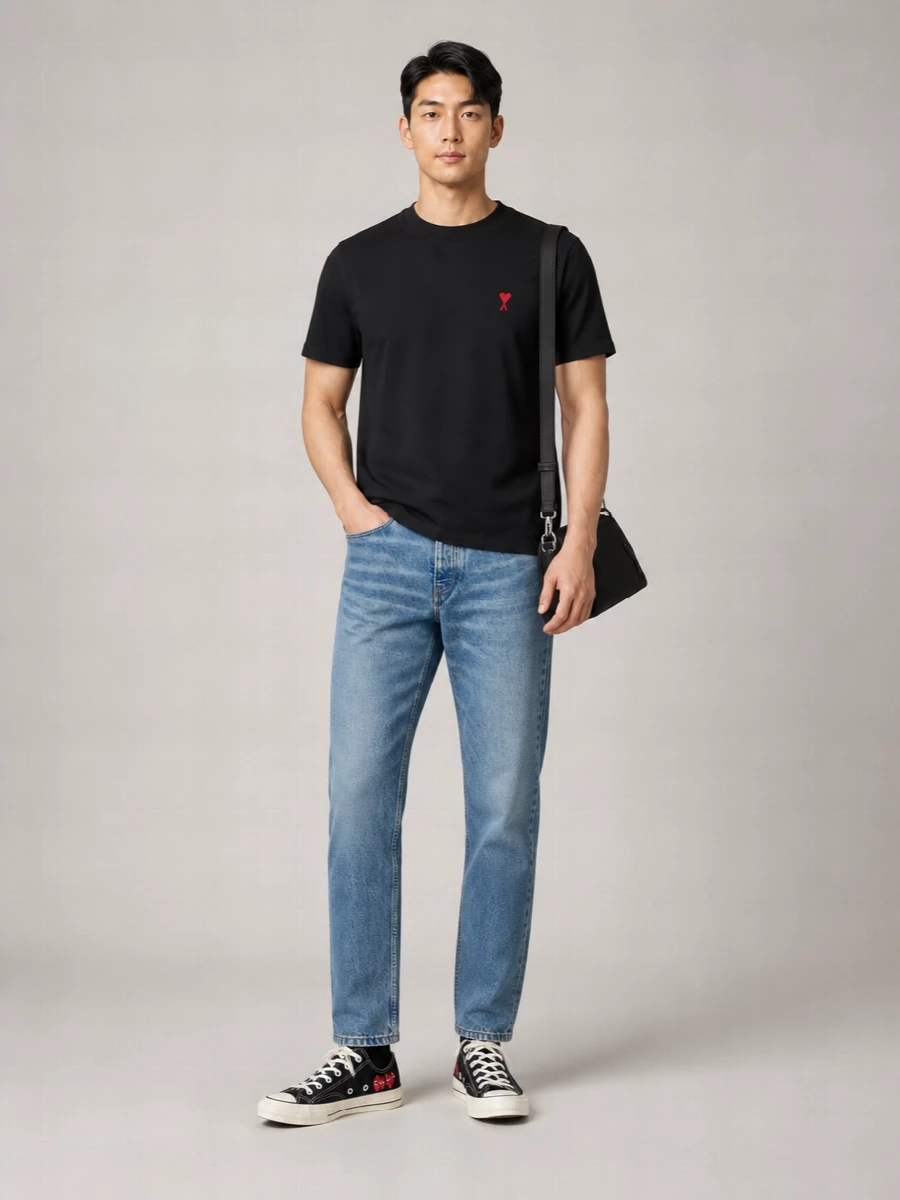 Ami Paris Cotton T-Shirt