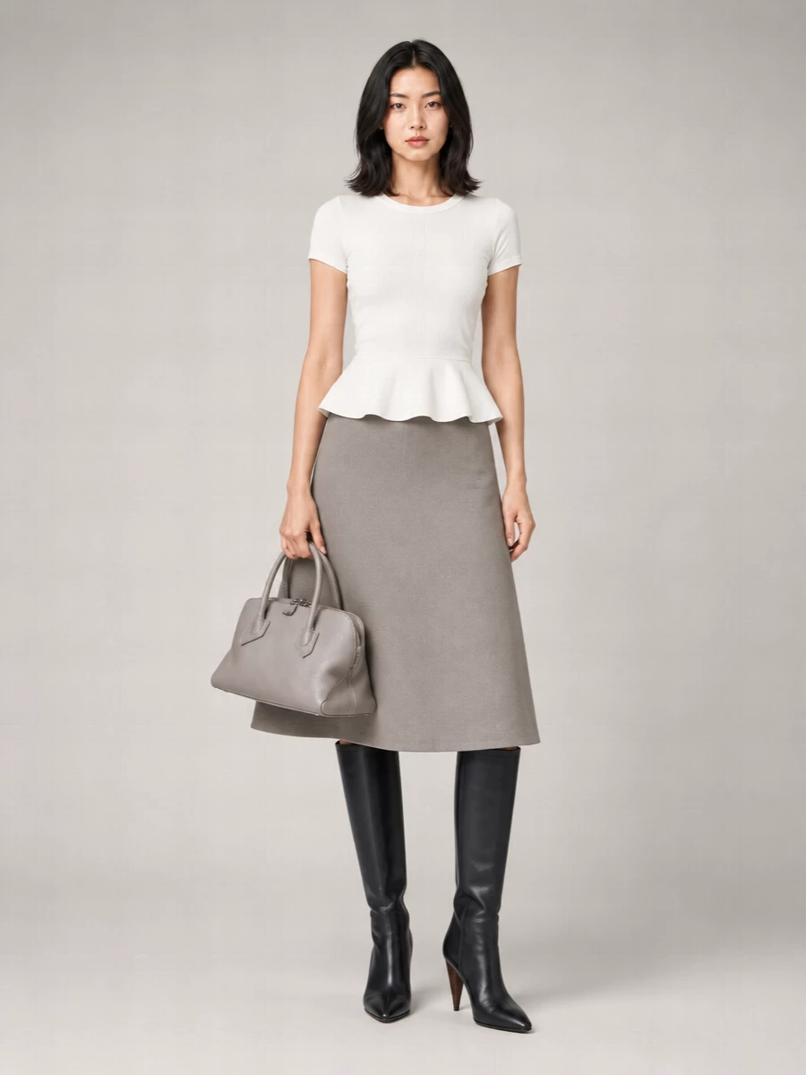 The Attico Leather Crossbody Bag