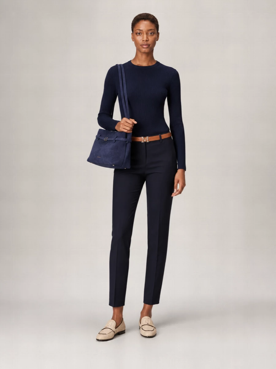 Manu Atelier Leather Shoulder Bag