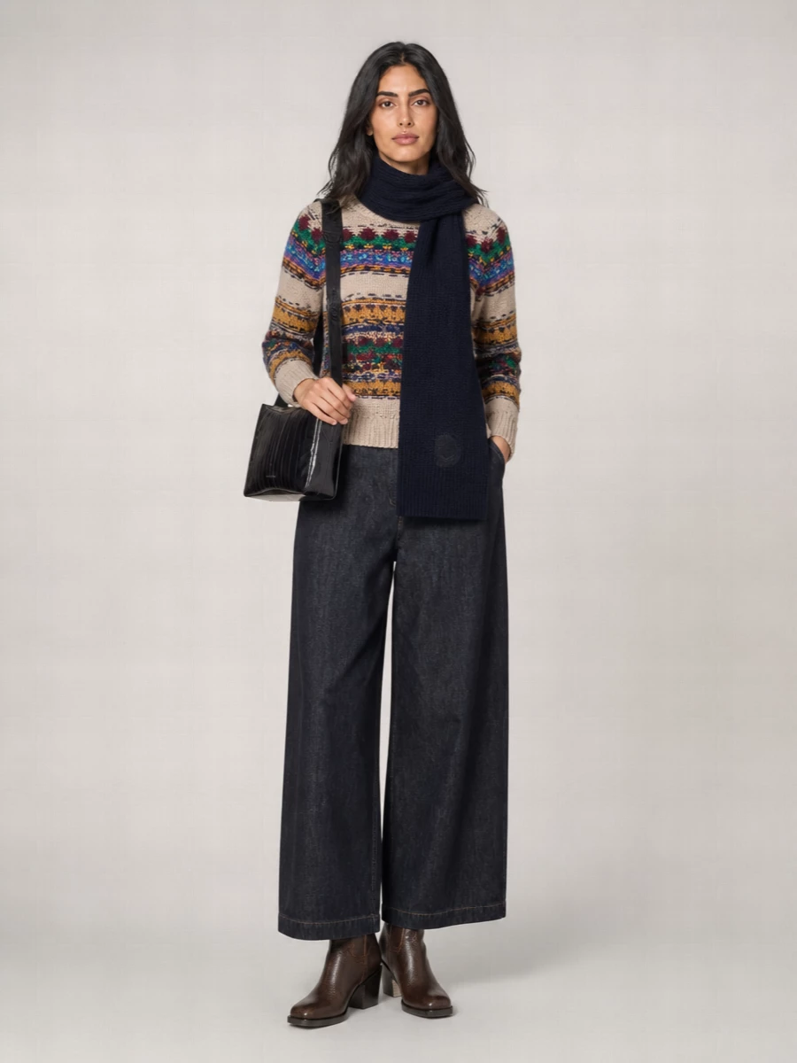 Dries Van Noten Striped Wool Knit Sweater