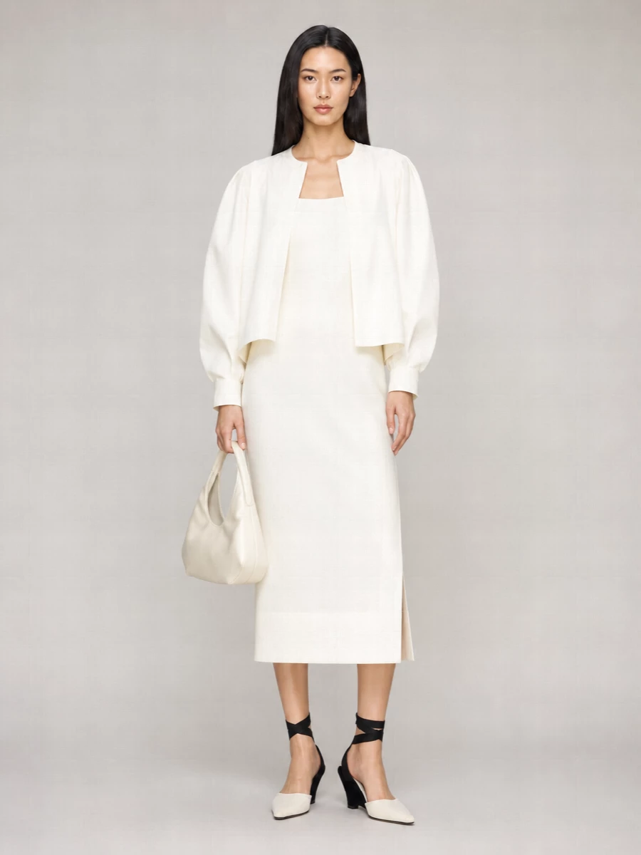 Jacquemus Cotton Relaxed-Fit Fitted Jacket