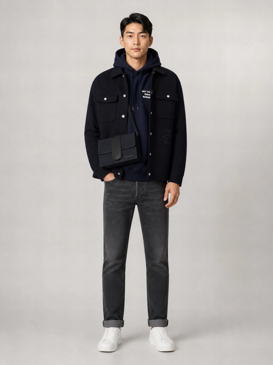 Drôle De Monsieur Single Breasted Coat
