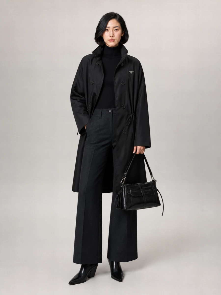 Prada Double Breasted Coat