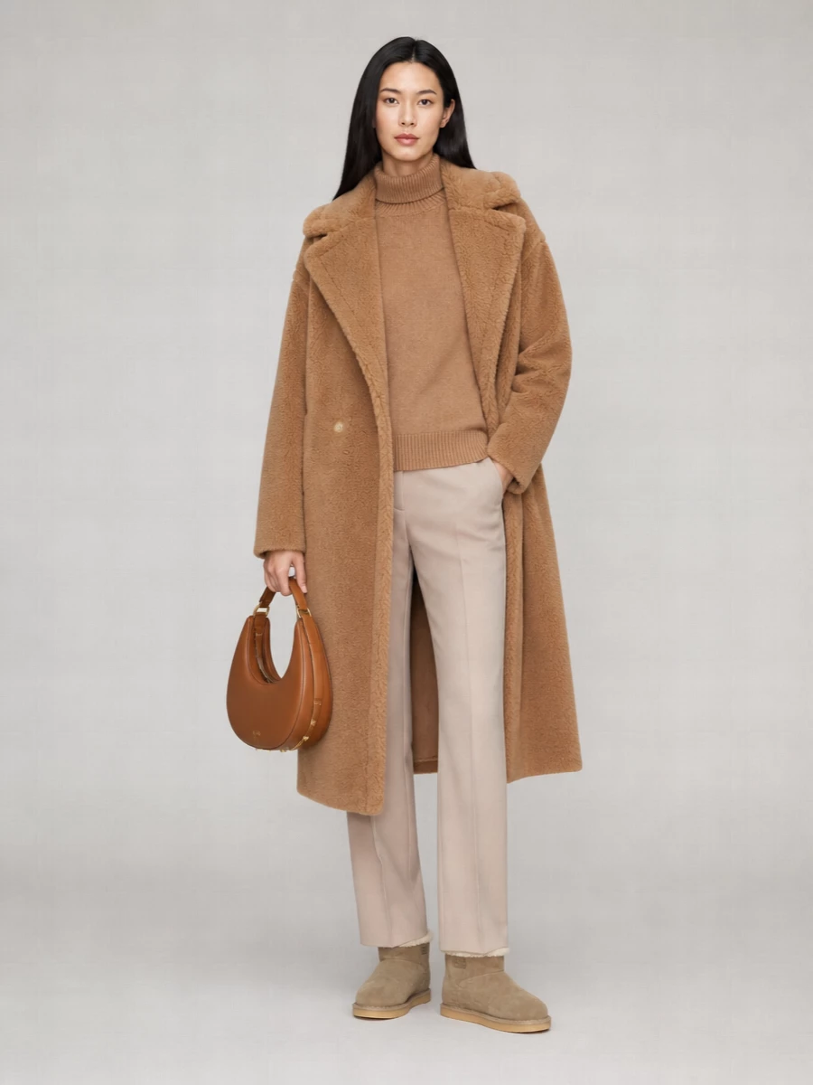 Fendi Fendigraphy Mini Leather Shoulder Bag