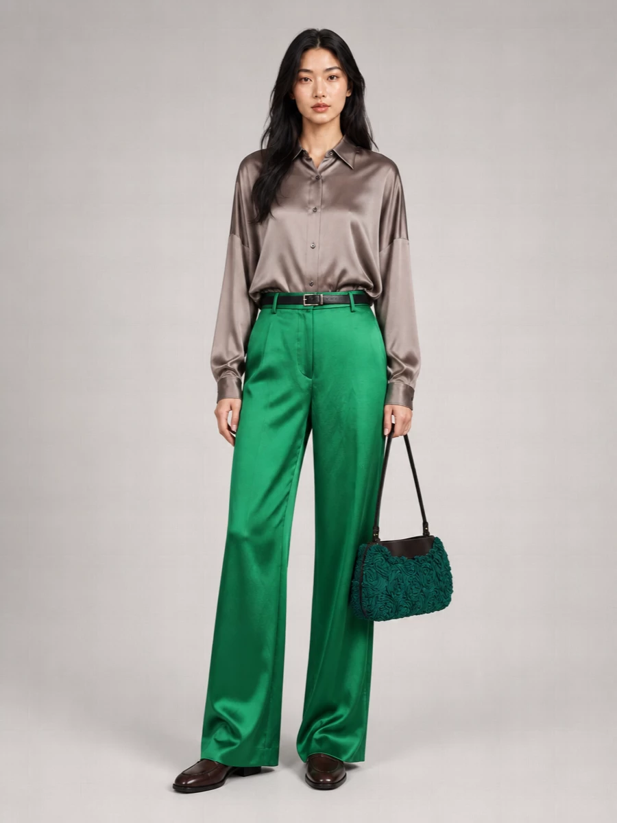 Dries Van Noten High-Rise Straight-Leg Trousers