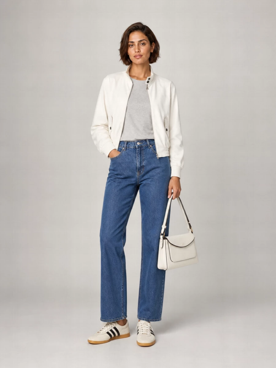Dunst Ribbed Cotton Bomber Jacket